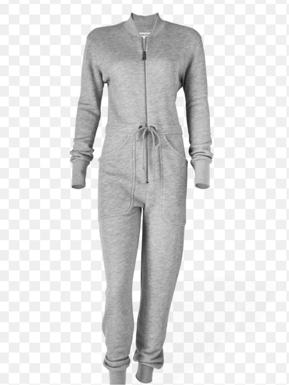 NWT Rivet Utility Women's Gray Zip-Front One-Piece Lounge Jumpsuit